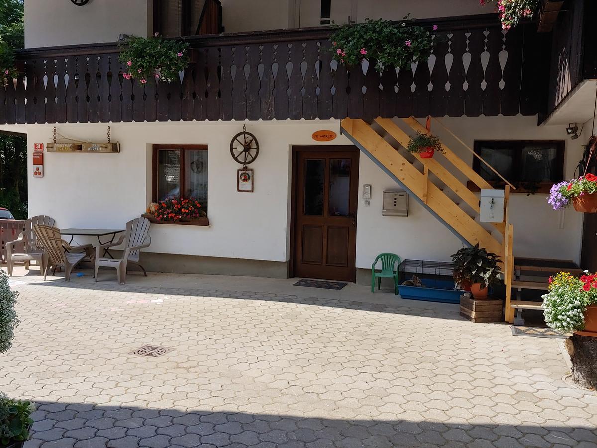 Apartmán Turisticna Kmetija Pri Andreju Bohinj Exteriér fotografie